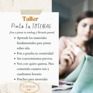 Taller Pinta tu Tote Bag