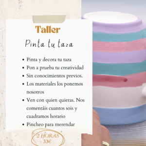 Taller pinta tu taza