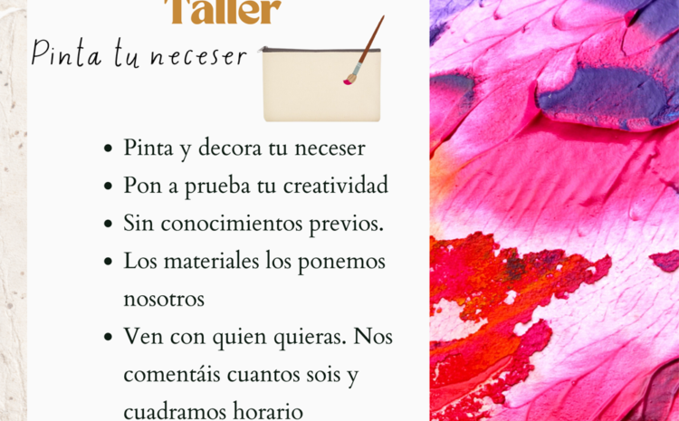 Taller Pinta tu Neceser